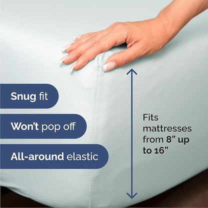 Cal King Size 4 Piece Sheet Set - Image 3