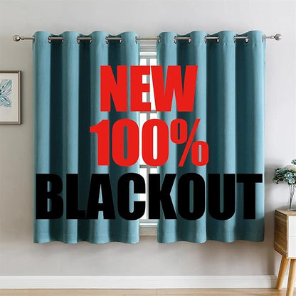G2000 100% Blackout Curtains for Bedroom Living Room 63 Inch Length Teal Room by G2000