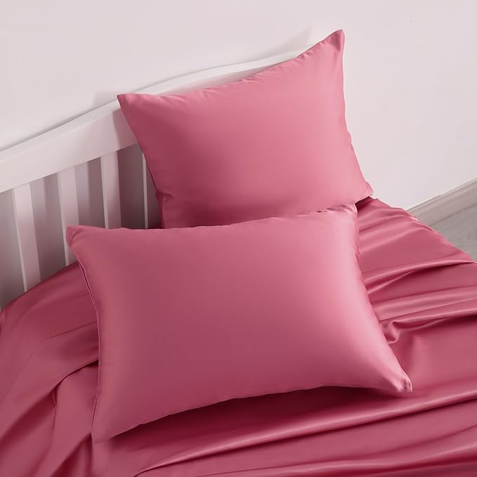 NTBAY Zippered Silk Satin Toddler Pillowcases - Image 7