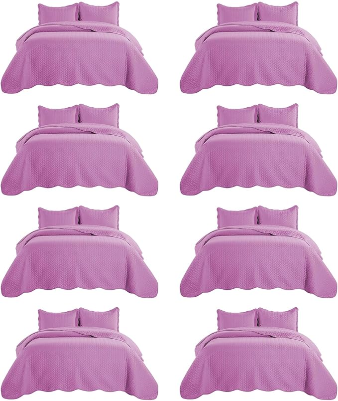 IR Imperial Rooms 8 Pack California King Quilt Bedding Set by IRImperialRooms