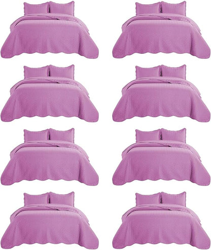 IR Imperial Rooms 8 Pack California King Quilt Bedding Set by IRImperialRooms