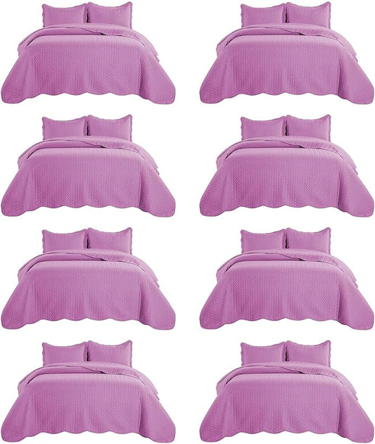 IR Imperial Rooms 8 Pack California King Quilt Bedding Set by IRImperialRooms
