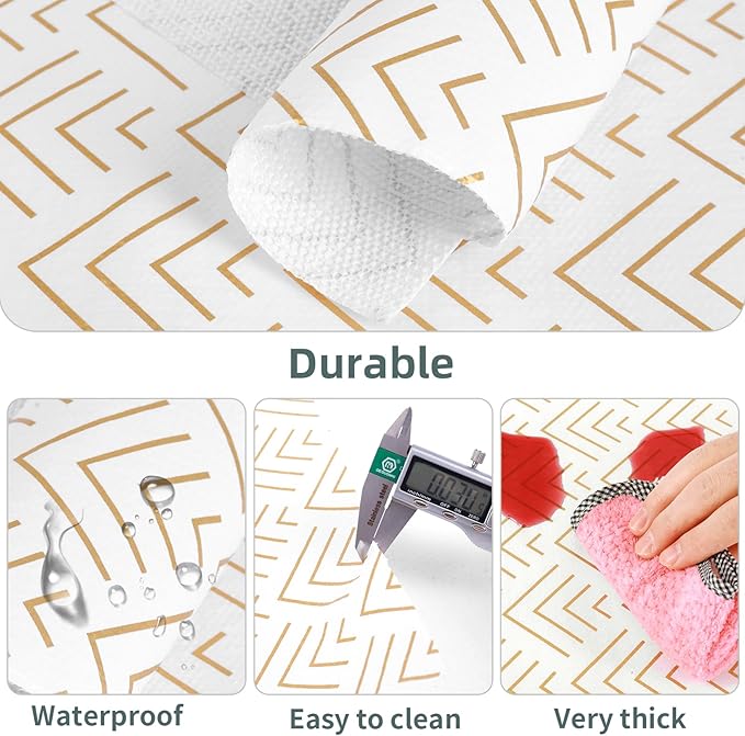 Shelf Liner for Kitchen Cabinets Non Adhesive Drawer Liner Non-Slip Thickened - Image 3