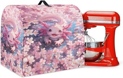 Axolotl Cherry Blossom Stand Mixer Covers Pink Kitchen Decoration Kitchen Aid by Unknown