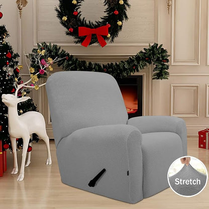 Easy-Going Recliner Stretch Sofa Slipcover Sofa Cover 4-Pieces Furniture - Image 2