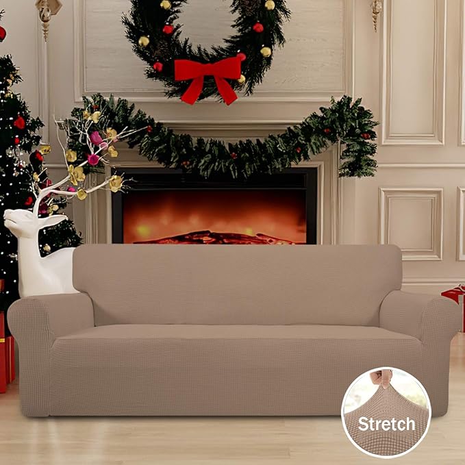 Easy-Going Stretch Sofa Slipcover 1-Piece Sofa Cover Furniture Protector Couch - Image 2