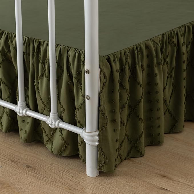 Bed Skirt Full Size Ruffled Bed Skirt by TSUTOMI