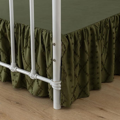 Bed Skirt King Size Ruffled Bed Skirt by TSUTOMI