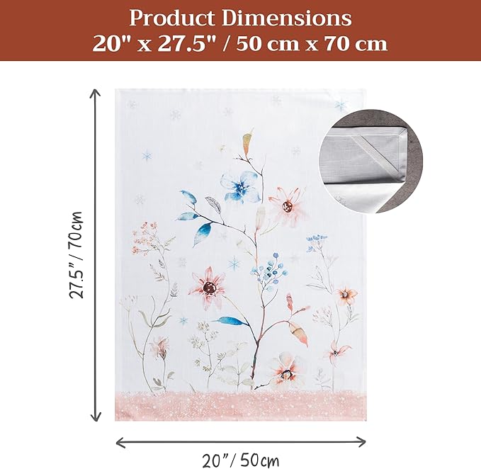 Maison d' Hermine Kitchen Towels Set of 3 100% Cotton 20" x 27.5" Reusable - Image 7