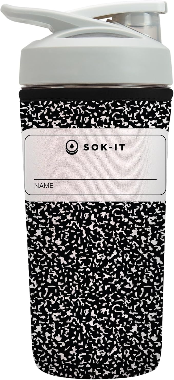 Sok It BotlSok Protein Blender Shaker Bottle Sleeve Insulated Neoprene Cover by SokIt