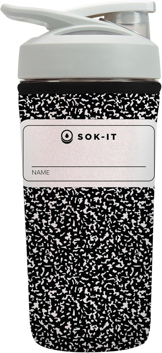 Sok It BotlSok Protein Blender Shaker Bottle Sleeve Insulated Neoprene Cover by SokIt