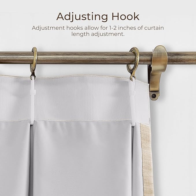 TWOPAGES 72 W x 96 L inch Pinch Pleat Darkening Drape Faux Linen Curtain - Image 5