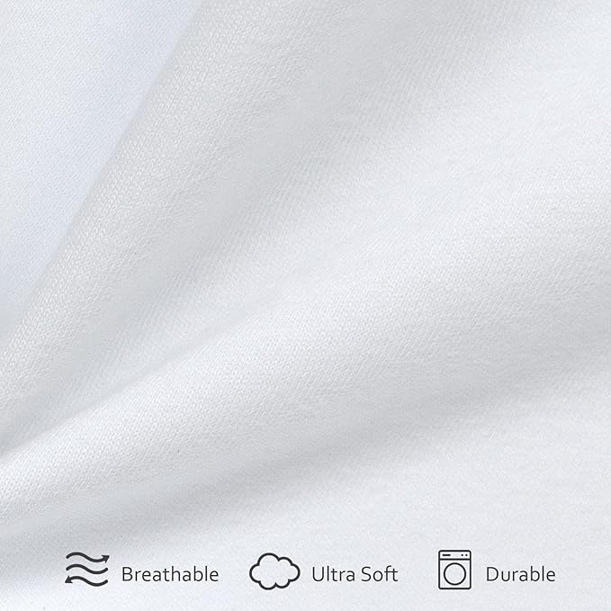 Cot Sheets 31" x 75", Cot Fitted Sheet Ultra Soft and Breathable Snug Fit - Image 2