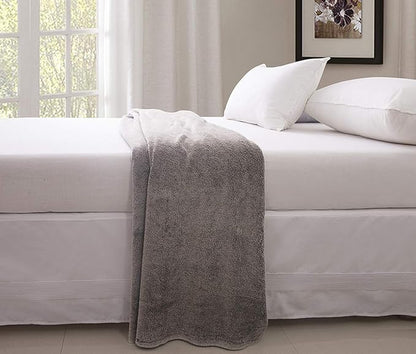 Valea Home Bed Skirt with Split Corners Durable Elegant Luxury Dust Ruffle Bed - Image 5