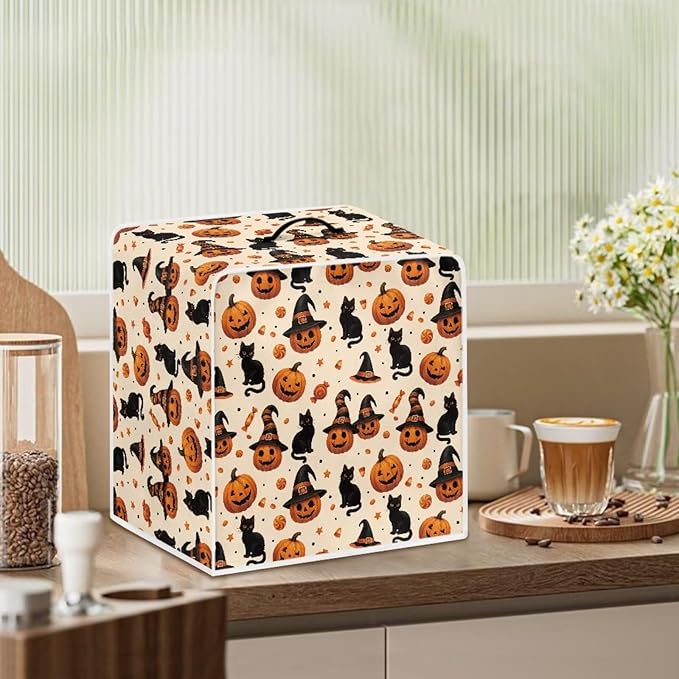 Halloween Coffee Maker Cover, Universal Waterproof Dustproof Coffee Machine - Image 3