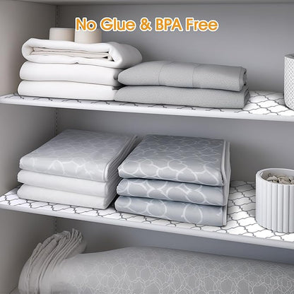 Shelf and Drawer Liner for Kitchen Cabinets Non-Adhesive, Strong Grip Non-Slip - Image 6