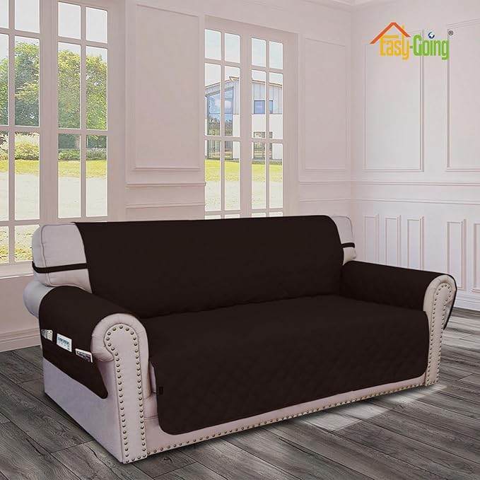 Easy-Going Waterproof Oversized Loveseat Covers Leakproof Couch Cover - Image 2