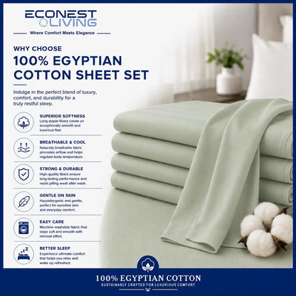 split king sheets for adjustable bed, 7pc egyptian, package contents