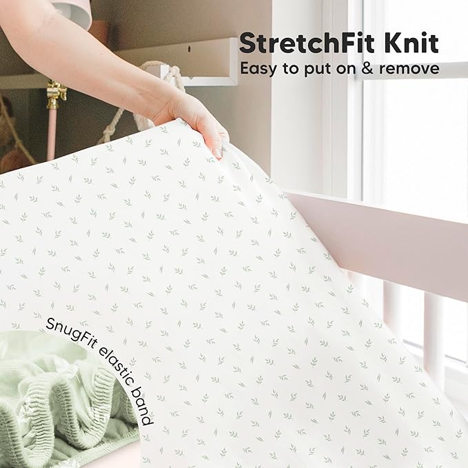 KeaBabies 2-Pack Baby Crib Sheets - Image 6