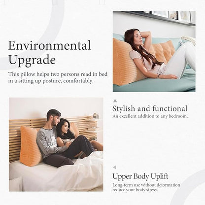 Wedge Headboard Pillow Dorm Room Reading Pillow Back Support - Image 6