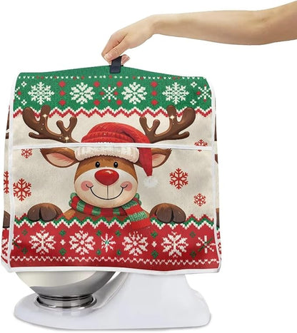 Christmas Stand Mixer Cover 4.5-5 Quart Kitchen Mixer Cover Washable Food - Image 6