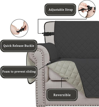 Easy-Going Reversible Chair Cover Washable Sofa Cover - Image 3