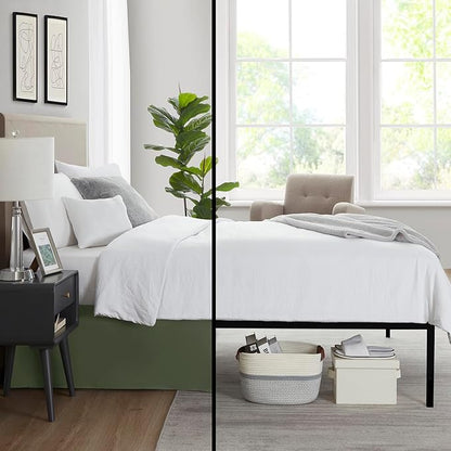 Nestl Olive Green Full Bed Skirt - Image 6