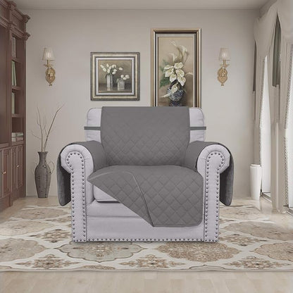 Easy-Going Chair Sofa Slipcover Reversible Sofa Cover Water Resistant Couch - Image 2