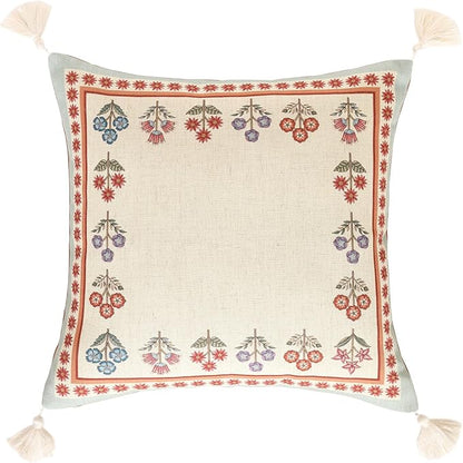 Blue Throw Pillow Covers, Cottage Rustic Farmhouse by bilingaier