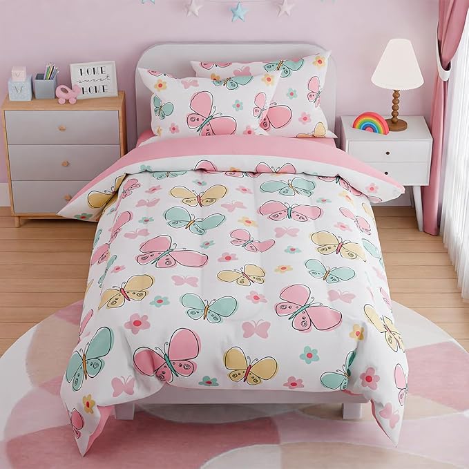 SANDJEST Butterfly Twin Bedding Sets by SANDJEST