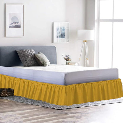 Ruffled Bed Skirt 18 Inch Drop Dust Ruffle - Image 4