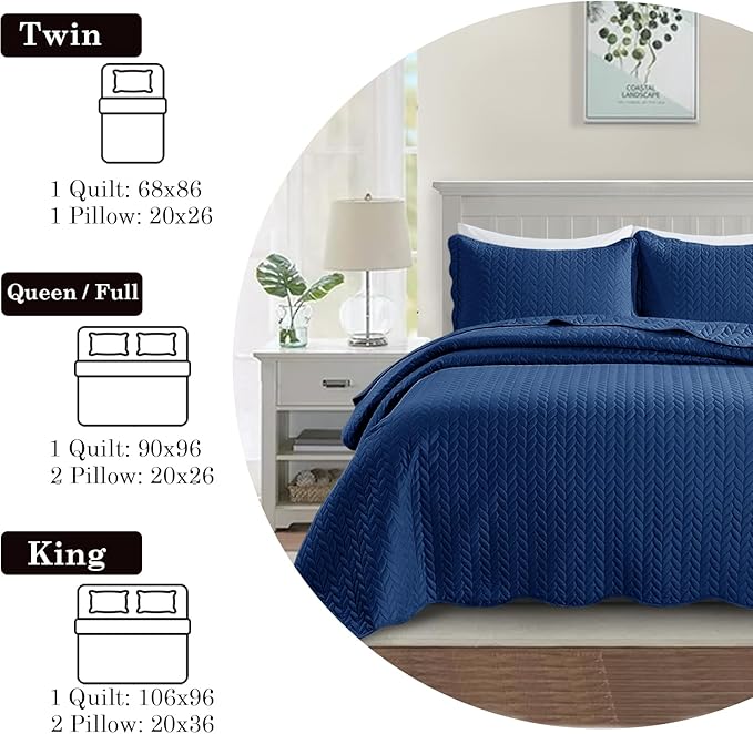 IR Imperial Rooms 8 Pack California King Quilt Bedding Set - Image 4