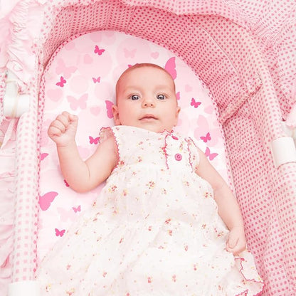 Gllquen Baby Bassinet Sheets 4 Pack, Breathable Cozy Fitted Mattress Sheet - Image 3