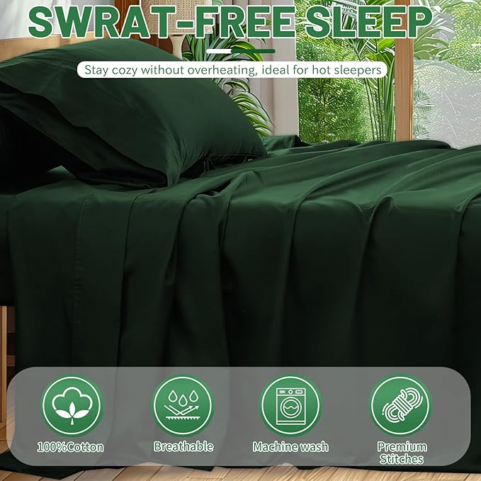 Extra Deep Pocket King Sheets 18-24 Inch 100% Egyptian Cotton 1000 Thread Count - Image 6