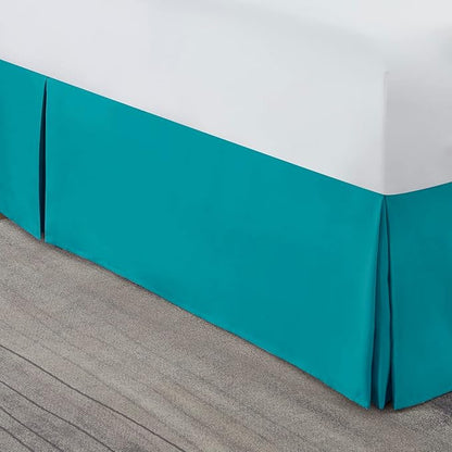 Nestl Teal Full Bed Skirt - Image 8