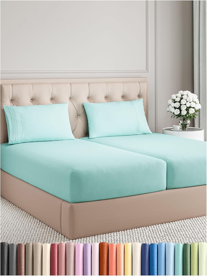 Split King Size 5 Piece Sheet Set by CGKUnlimited