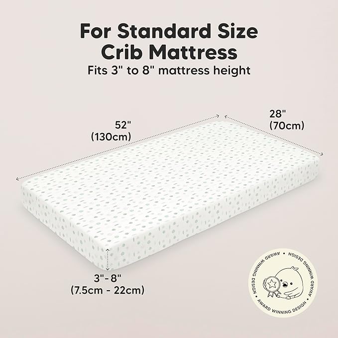 KeaBabies 2-Pack Baby Crib Sheets - Image 3