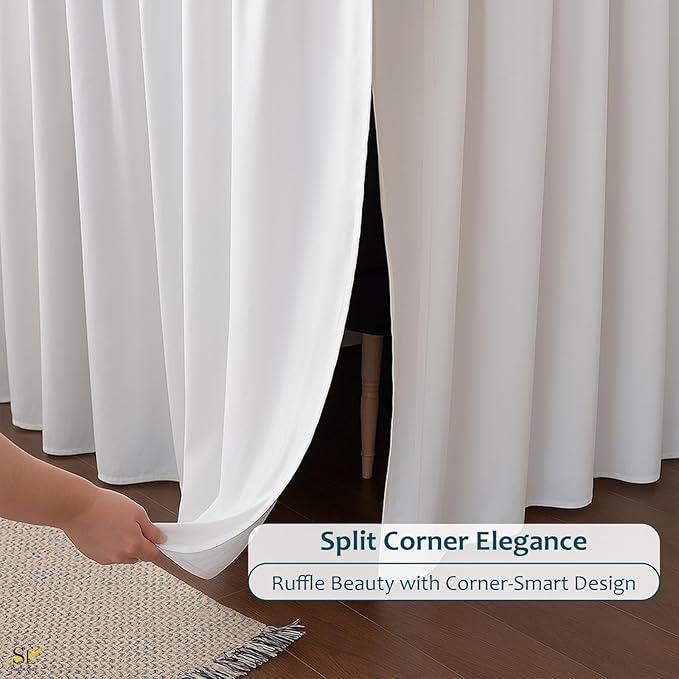 Shreem Linen Dorm Room Bed Skirt Twin XL 25 Inch Drop, 100% Microfiber Extra - Image 5