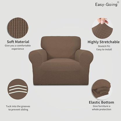 Easy-Going Stretch Chair Sofa Slipcover 1-Piece Couch Sofa Cover Furniture - Image 3