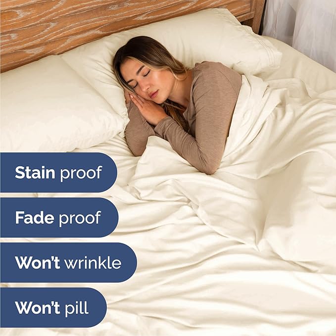 Queen Size 4 Piece Sheet Set - Image 5