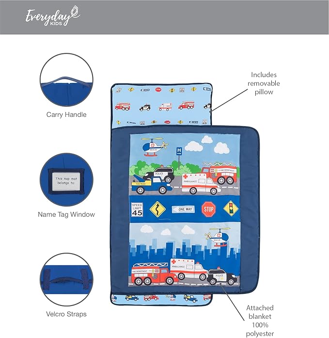 EVERYDAY KIDS Toddler Nap Mat - Image 7