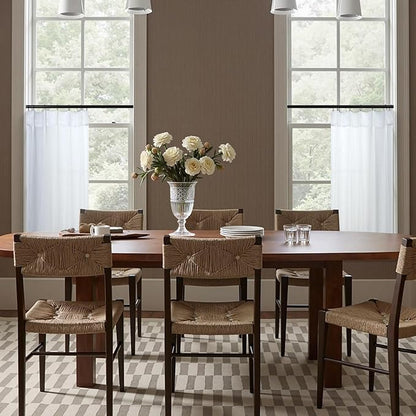 White Kitchen Curtains 30 Inch Length Pinch Pleated Back Tab Light Filtering - Image 2