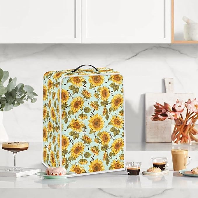 Mumeson Sunflower Blossom Coffee Maker Cover Stand Mixer or Coffee Machine - Image 2