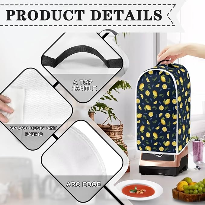 Print Dust Blender Covers For Kitchen Food Processor Covers for Women Stand - Image 4