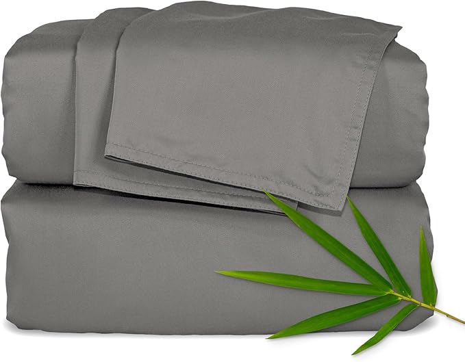 Pure Bamboo California King Sheets, Genuine 100% Organic Viscose Derived from by PureBamboo