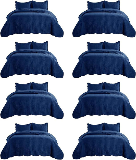 IR Imperial Rooms 8 Pack California King Quilt Bedding Set by IRImperialRooms