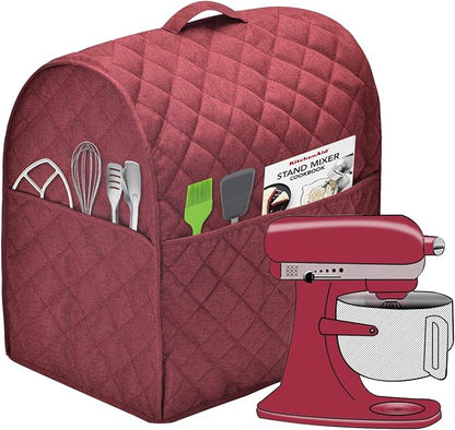 Stand Mixer Dust Cover with 3 Pockets Compatible with KitchenAid Tilt Head by Unknown