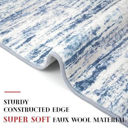 Modern Abstract Runner Rug 2x6 - Image 4