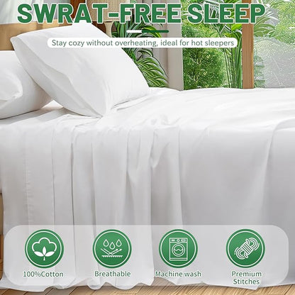 Extra Deep Pocket Queen Sheets 18-24 Inch 1000 Thread Count 100% Egyptian - Image 6