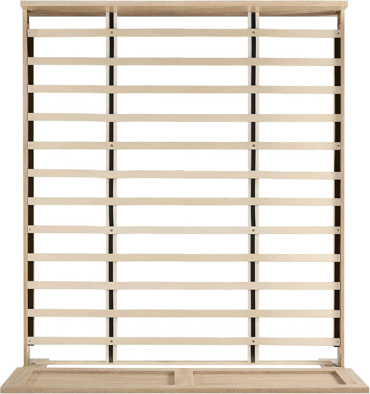 kislot wood bed frame with headboard and footboard, view 9
